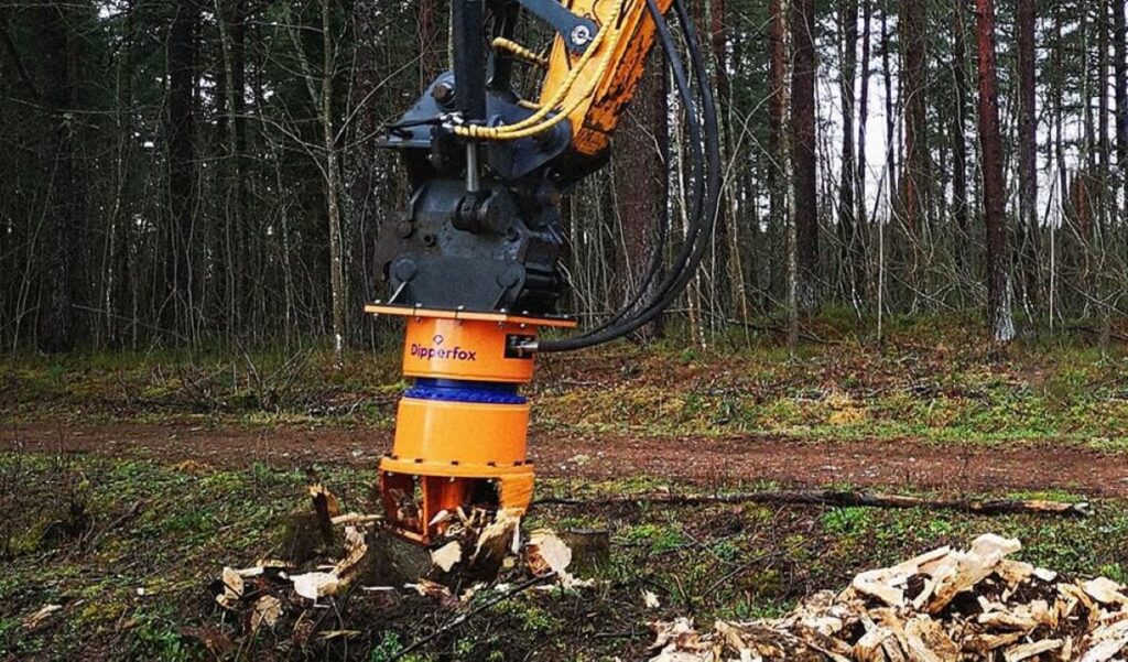 backyard stump grinding